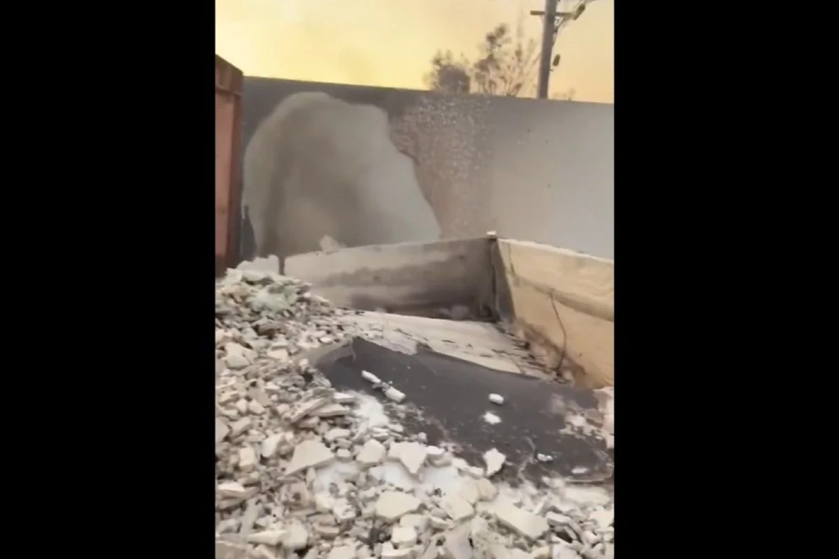 VIDEO| Una devastada Paris Hilton nuestra su casa en ruinas por incendio en California