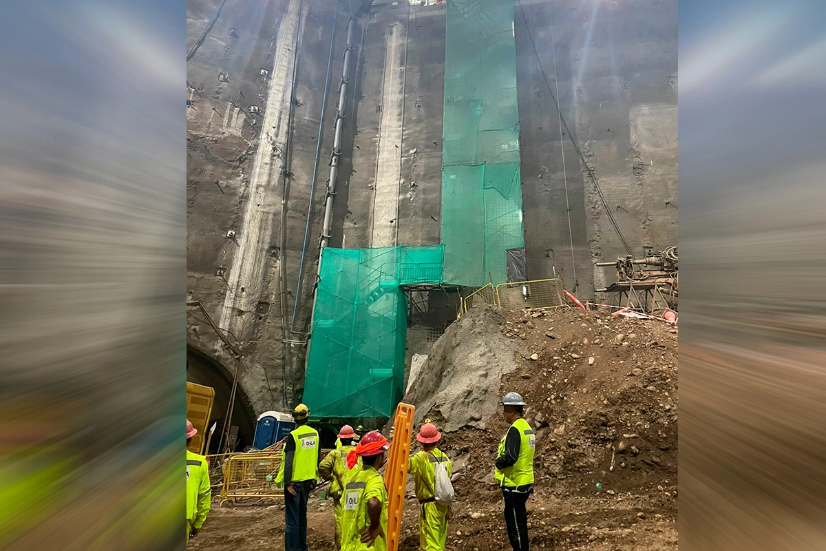 Accidente laboral afecta construcción de Línea 7 del Metro: Derrumbe dejó dos trabajadores atrapados