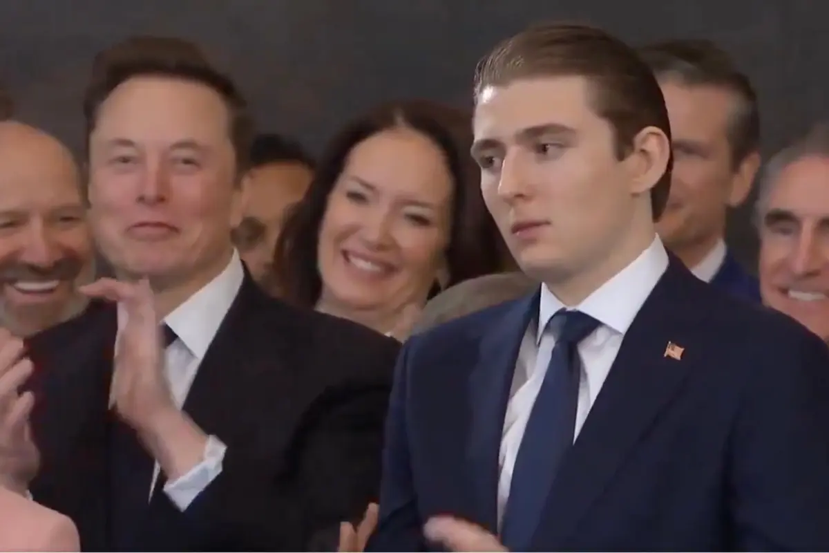 VIDEO| La reacción viral de Barron y Elon Musk cuando Trump dice que EEUU llegará al planeta Marte