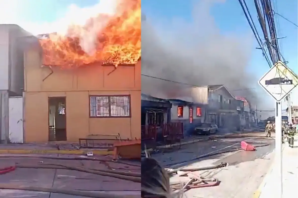 VIDEO| Incendio estructural en Valparaíso amenaza viviendas: Hay casas quemadas y solicitan evacuación