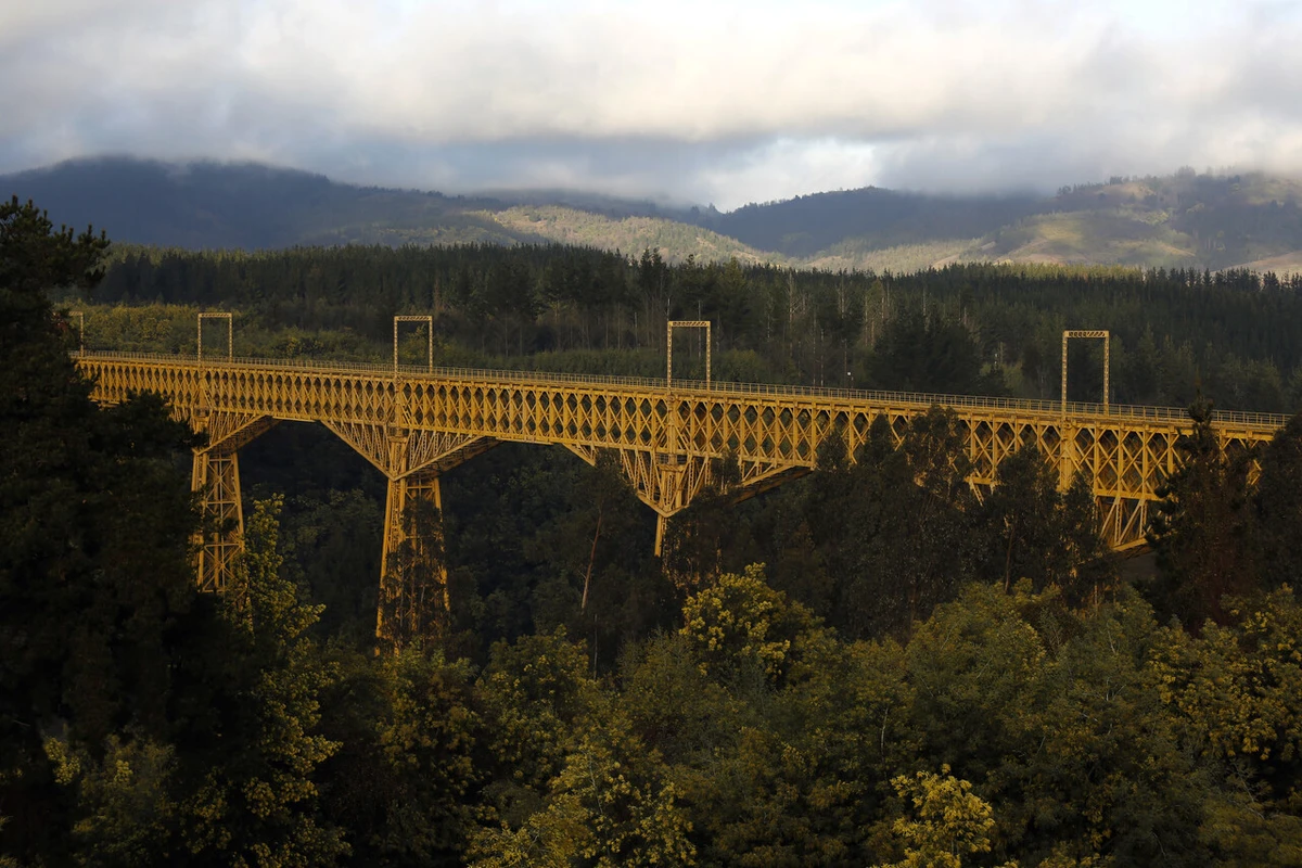 Alerta SAE: Senapred evacúa el Viaducto Malleco en Collipulli por gran incendio forestal