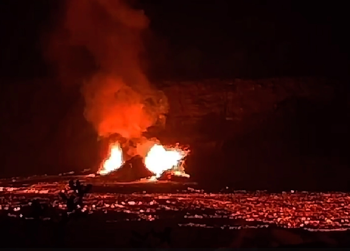 VIDEO| Volcán Kilauea de Hawái tiene potente erupción tras meses de quietud: Hay alerta en la isla