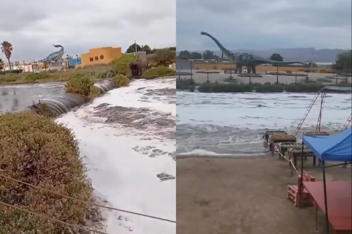 Tras fuertes lluvias Senapred ordena evacuación en Calama por desborde de río Loa: Activan mensajería SAE