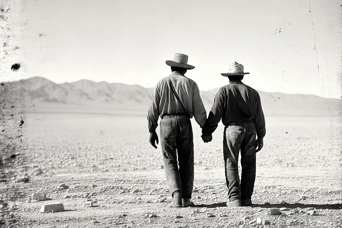 Fotografías que nunca existieron son creadas con IA para mostrar amor LGBTIQ+ en América Latina del siglo XX