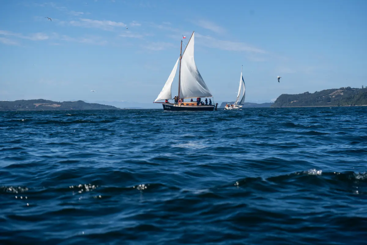 FOTOS| La sabiduría ancestral de navegar con el viento es compartida con más de 200 habitantes de las islas chilotas