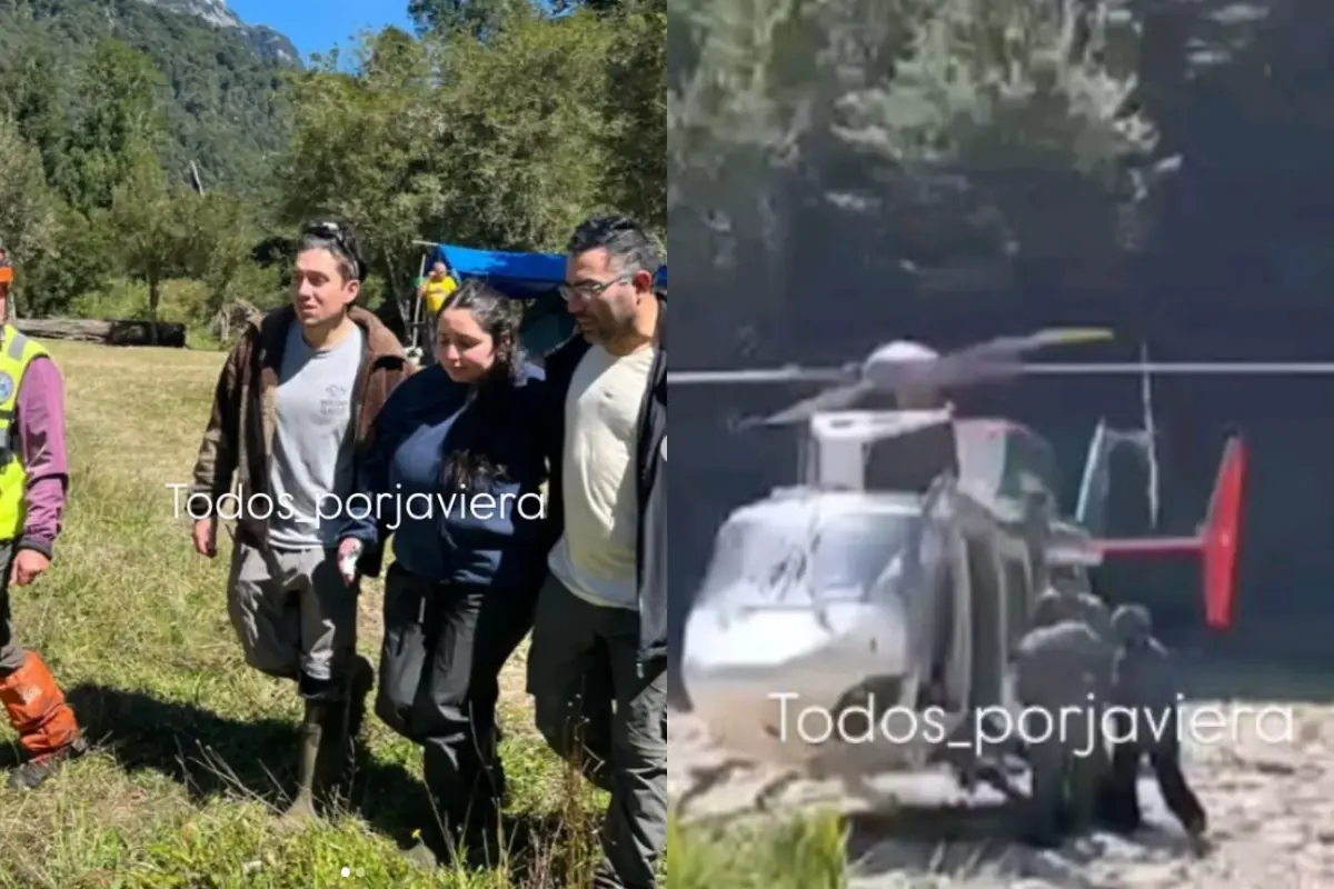 El rescate de Javiera Coña, la joven desaparecida en Cochamó haciendo trekking, tras cinco días de intensa búsqueda