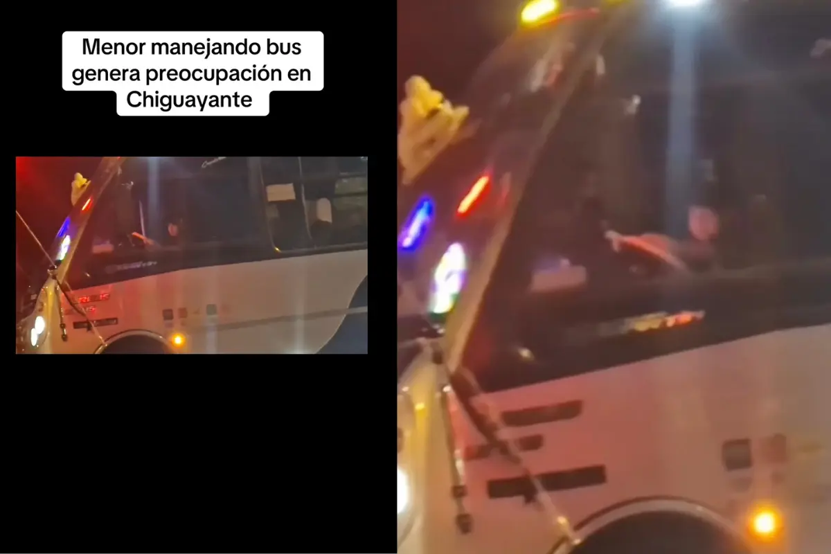 VIDEO| Captan a supuesto niño conduciendo un bus del transporte público en Chiguayante