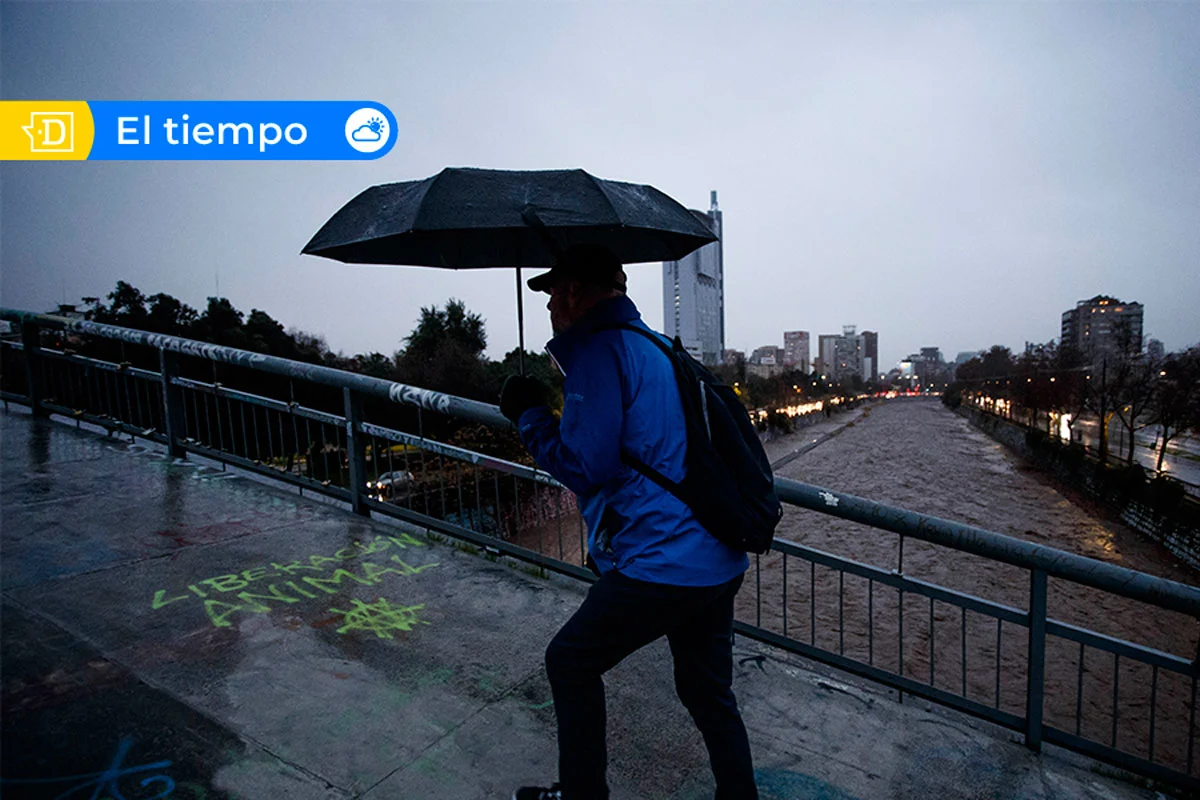 Llegó el otoño: Primera lluvia del año 2025 en Santiago traería viento y tormentas eléctricas