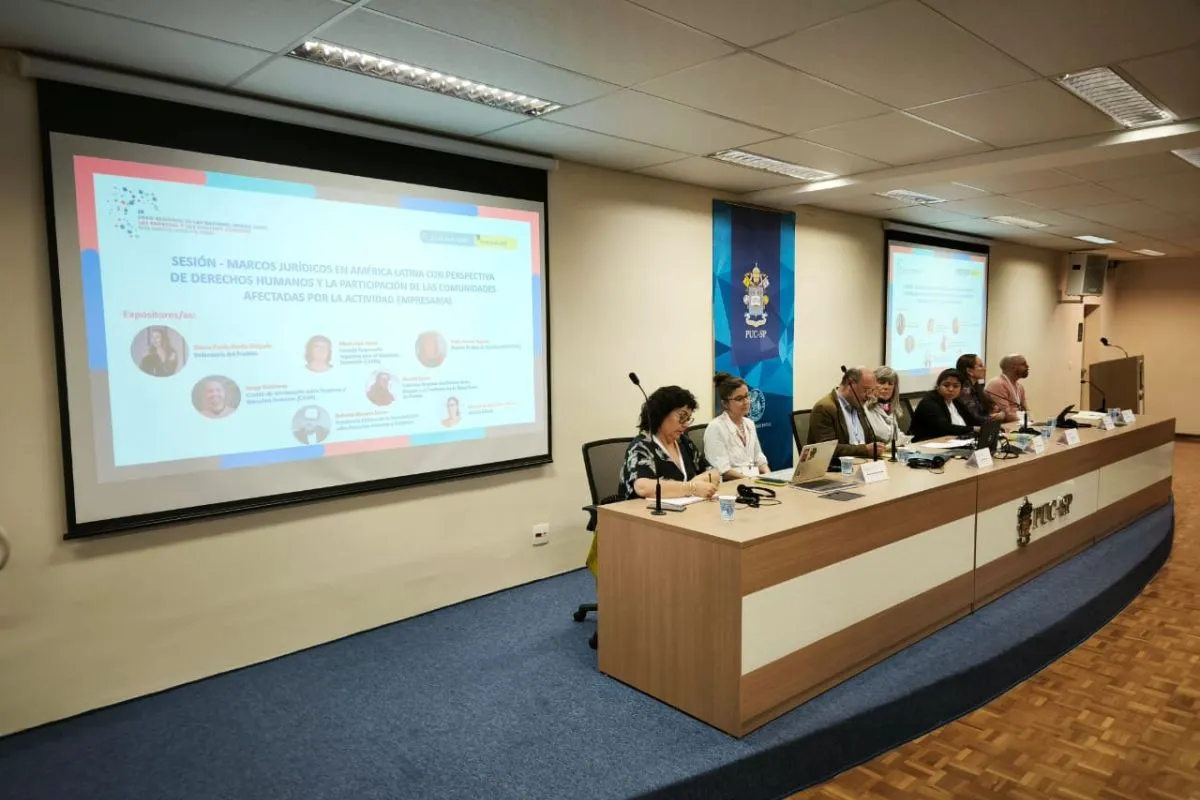 La instancia fue organizada en conjunto con la Plataforma Latinoamericana de la Sociedad Civil sobre Empresas y Derechos Humanos.