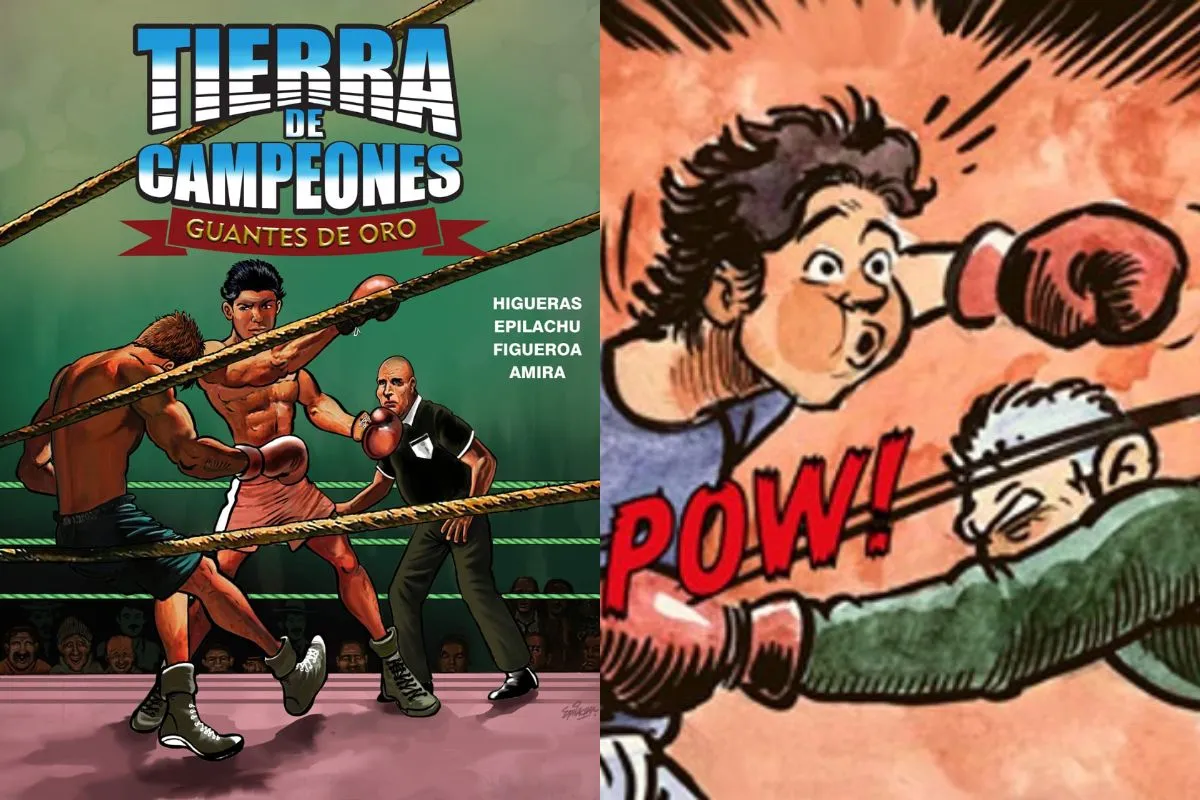 Inspirada en campeones chilenos: Presentan comic que homenajea al boxeo iquiqueño de los 50