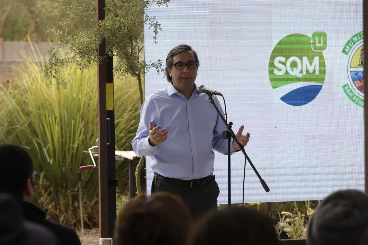 José Miguel Berguño, vicepresidente senior de Servicios Corporativos de SQM Litio.