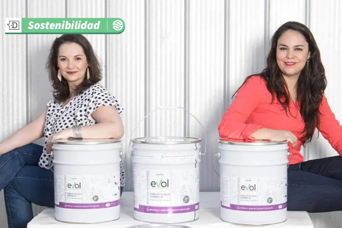 Economía circular: Compañía fundada y liderada por mujeres transforma residuos de plumavit en pinturas sustentables