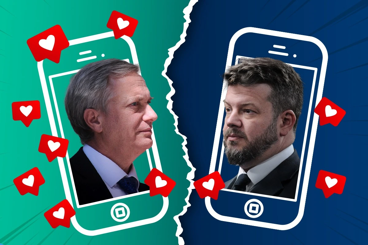 Ultraderechas presidenciables en RRSS: Kast, el gran zar digital que Kaiser mira de lejos
