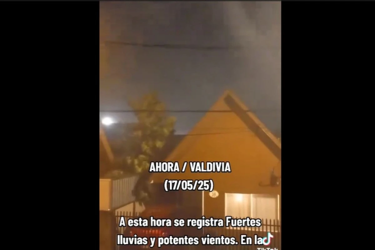 VIDEO| Descomunal temporal en Valdivia: El sur enfrenta severo sistema frontal que ya se acerca a Santiago