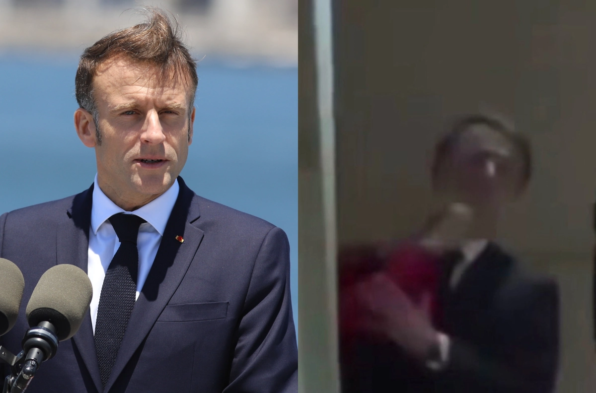 VIDEO| ¿Emmanuel Macron recibió una cachetada de su esposa? El video del momento es viral mundial