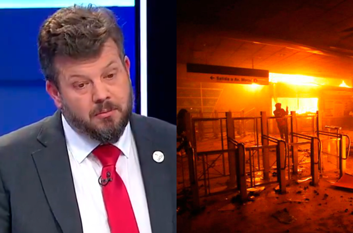 VIDEO| ¿Quién quemó el Metro el 18 de octubre? Kaiser aseguró en TV “pregúntenle a Maduro”