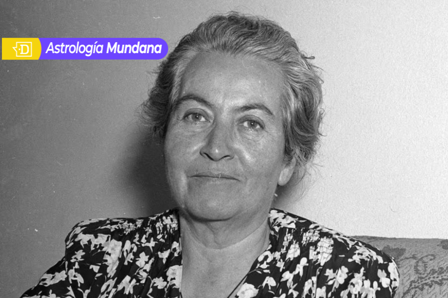 El día en que Gabriela Mistral conoció su carta astral en la que el cielo describía su inquietud y vitalidad