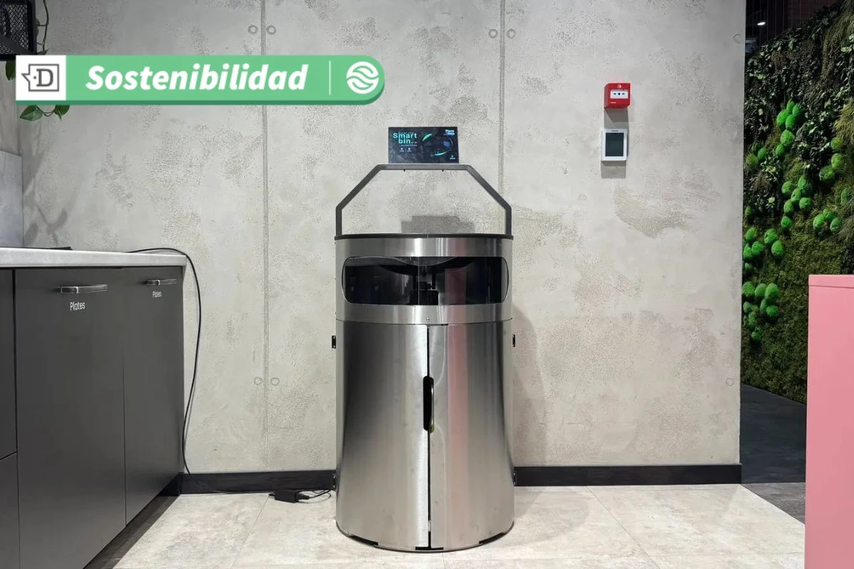 VIDEO| Gestión de residuos efectiva: Basurero inteligente separa papel, metal, vidrio, plástico y desechos orgánicos