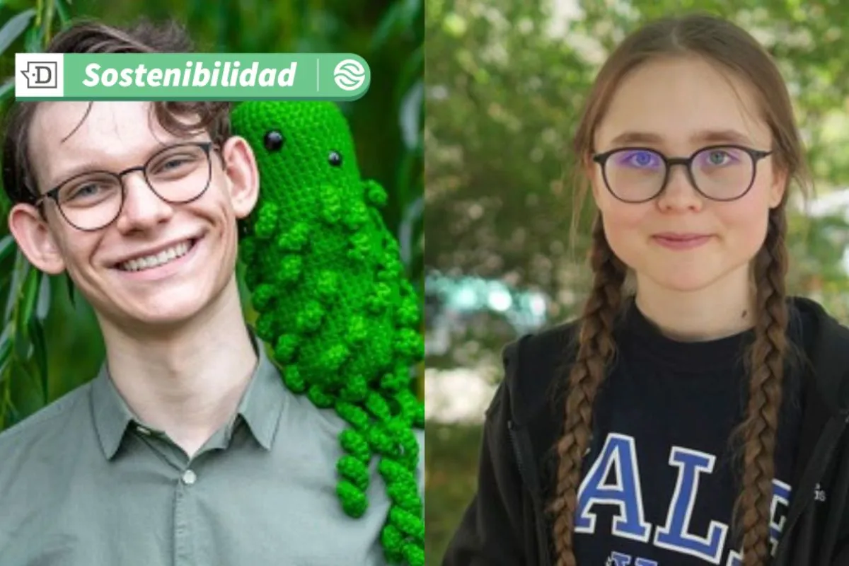 Revolucionario purificador de agua que elimina contaminantes y bacterias: Dos jóvenes ganan Premio de la Tierra 2025