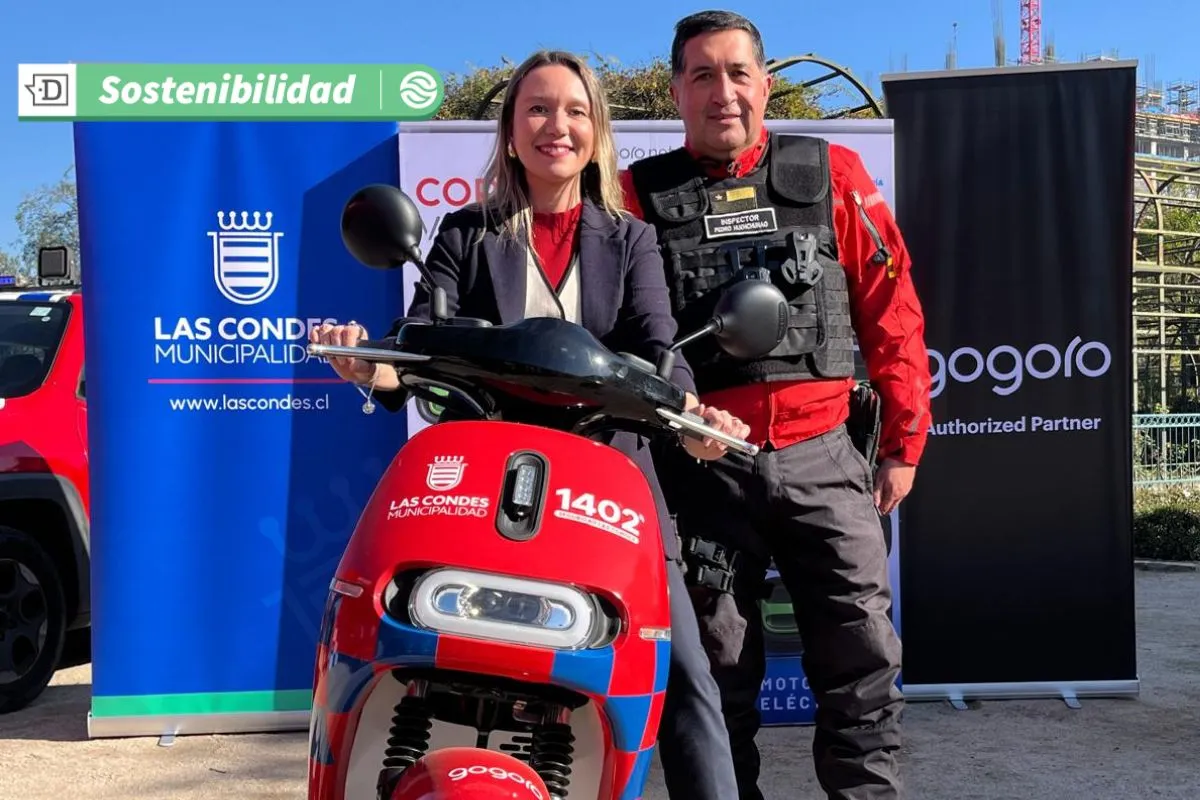 Por más seguridad para la comuna: Las Condes es pionera en utilizar motos eléctricas con intercambio de baterías