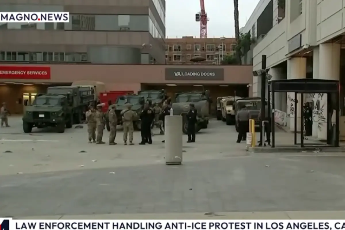 Trump endurece el tono y Guardia Nacional llega a Los Ángeles a enfrentar protestas anti inmigración