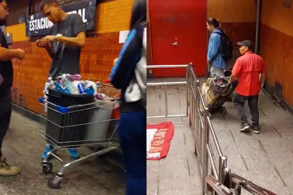 Metro prohibe carros de supermercados y de tipo yegua: Desde cuándo regirá la medida para evitar comercio ambulante