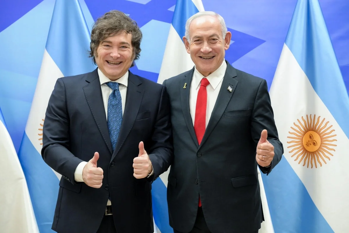 "Un verdadero amigo": Derroche de elogios entre Milei y Netanyahu tras encuentro en Israel