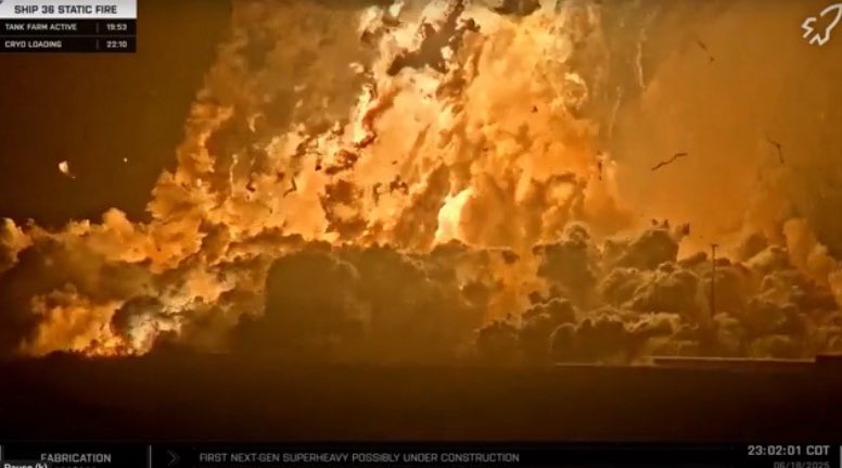 VIDEO| Así fue la tremenda explosión de un nuevo cohete de la empresa SpaceX de Elon Musk