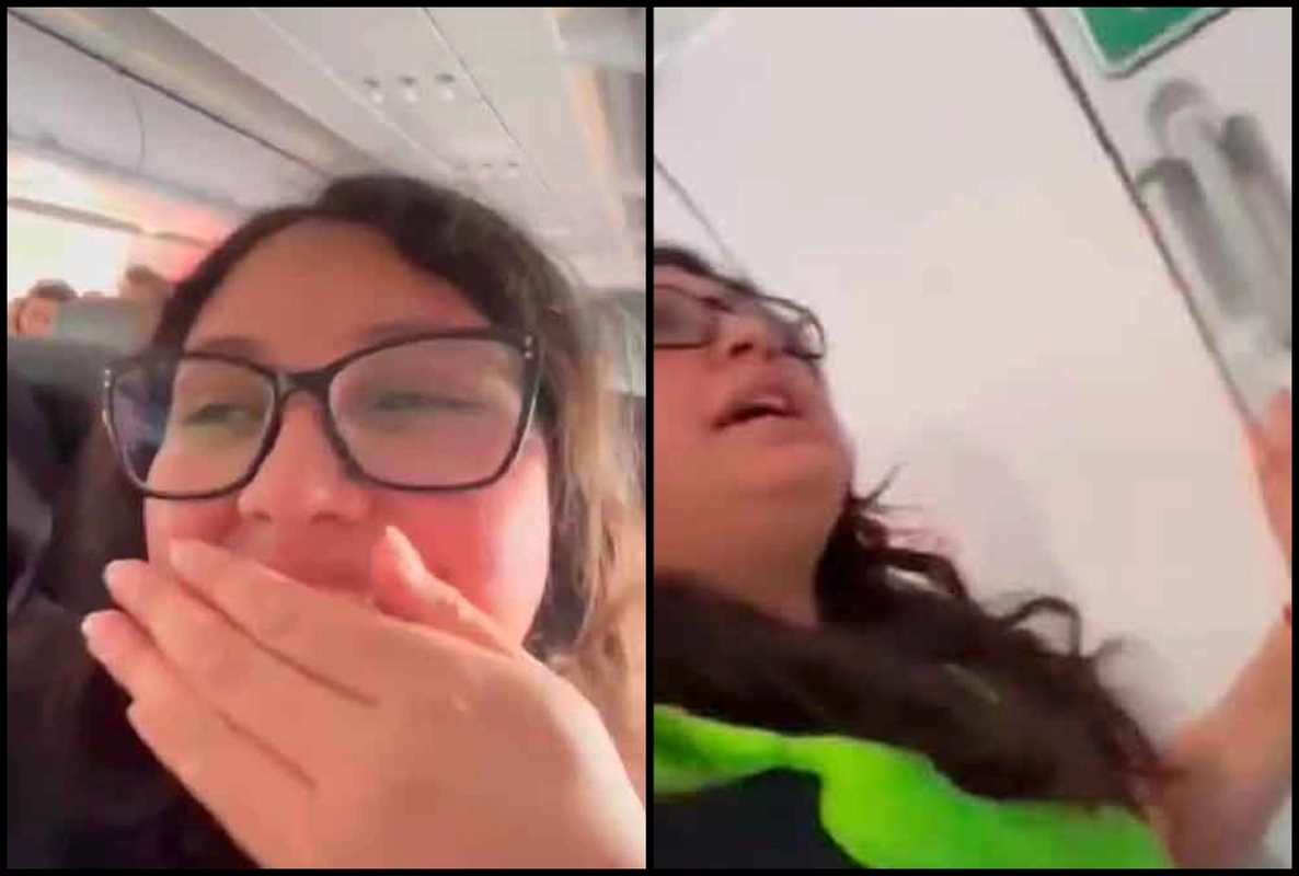 VIDEO| “¡Ay conch… que miedo!”: Pasajera es el viral del mes por sus chilenismos en medio de turbulencias