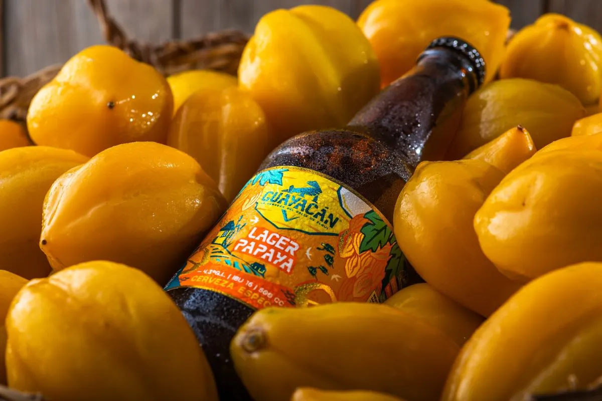 La nueva variedad Lager Papaya utiliza 100% pulpa de papaya natural.