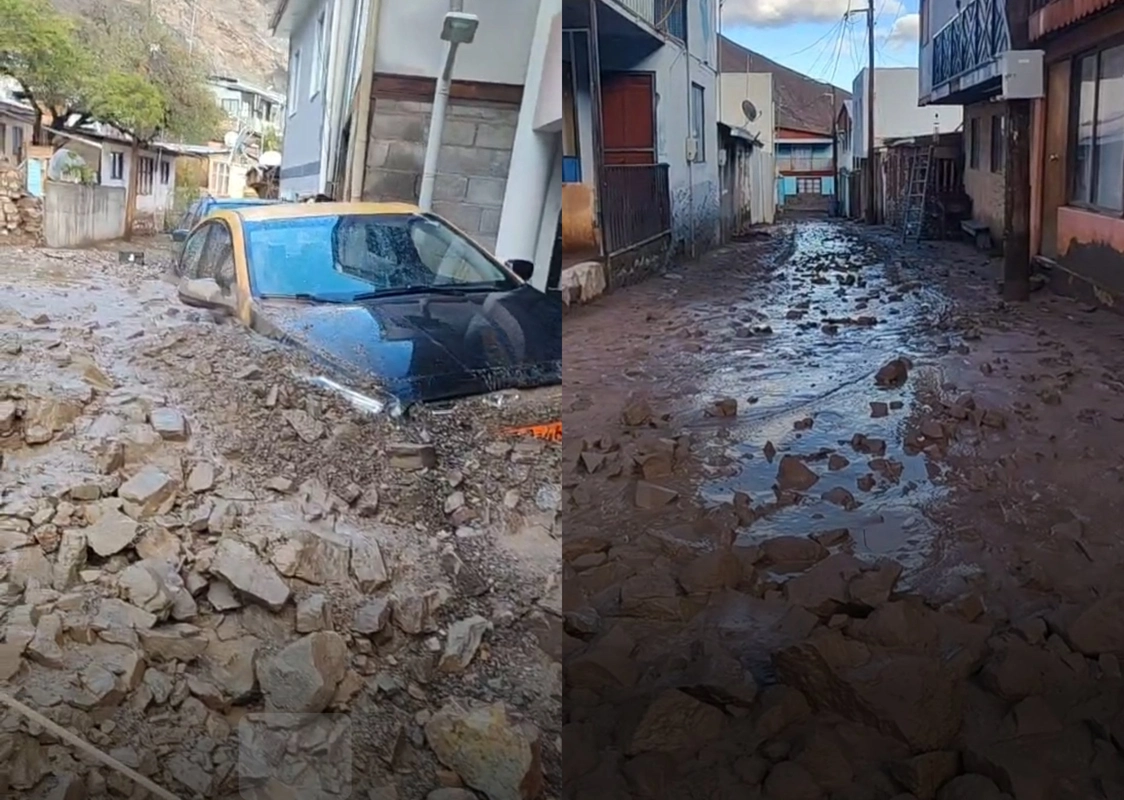 VIDEO| Huatacondo en la Región de Tarapacá amanece bajo el barro tras destructivo aluvión durante la madrugada