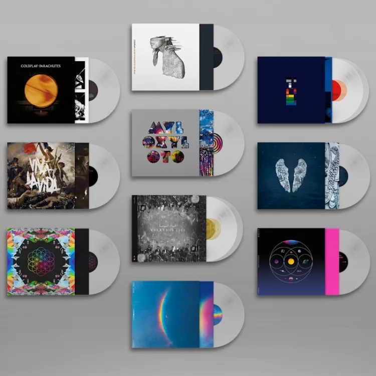 Nueve álbumes de Coldplay serán lanzados en formato EcoRecord.