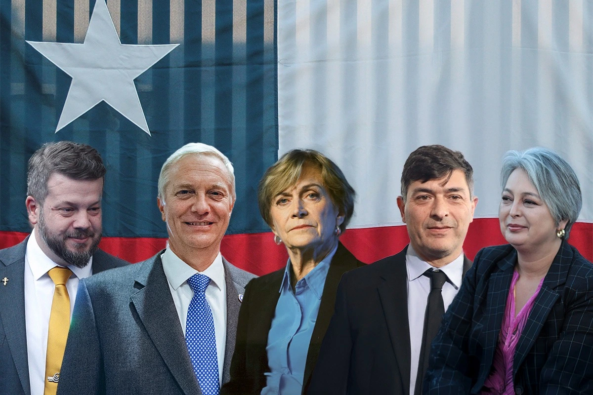 Frente a frente: El tonelaje de los cinco presidenciables en carrera a La Moneda