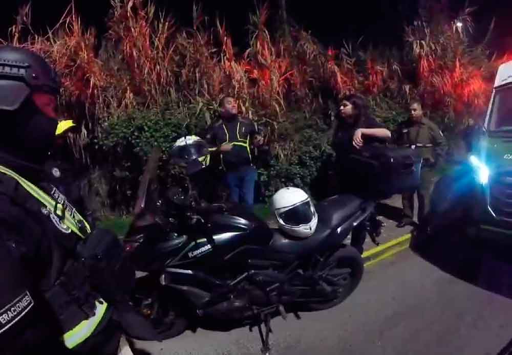 VIDEO| Motorista de Carabineros de civil se negó a ser fiscalizado: Llamó a compañeros y detuvieron a inspector