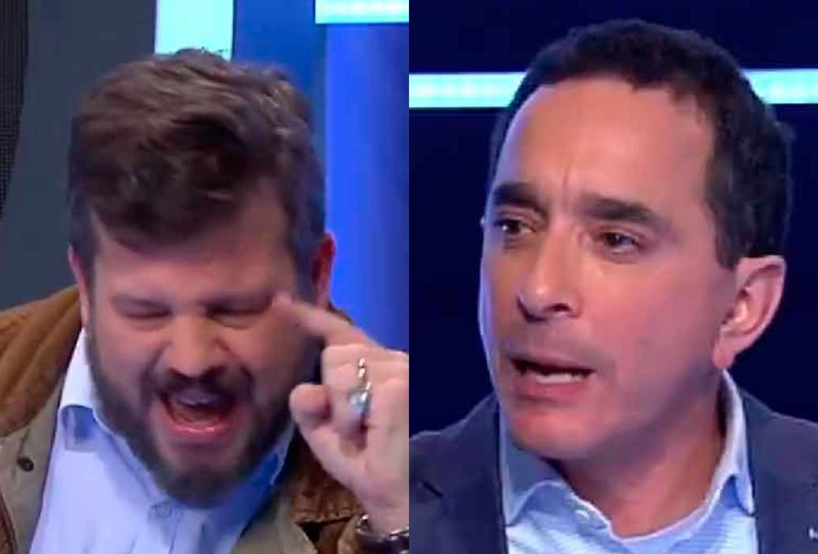 VIDEO| Johannes Kaiser y Marco Núñez discuten a gritos en Sin Filtros: “¡Córtala hue.. Eres un infame!”