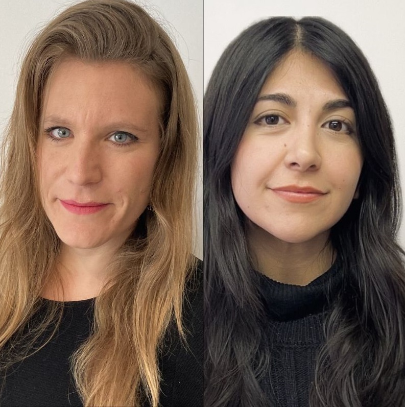 Catalina Frigerio y Michelle Collipal