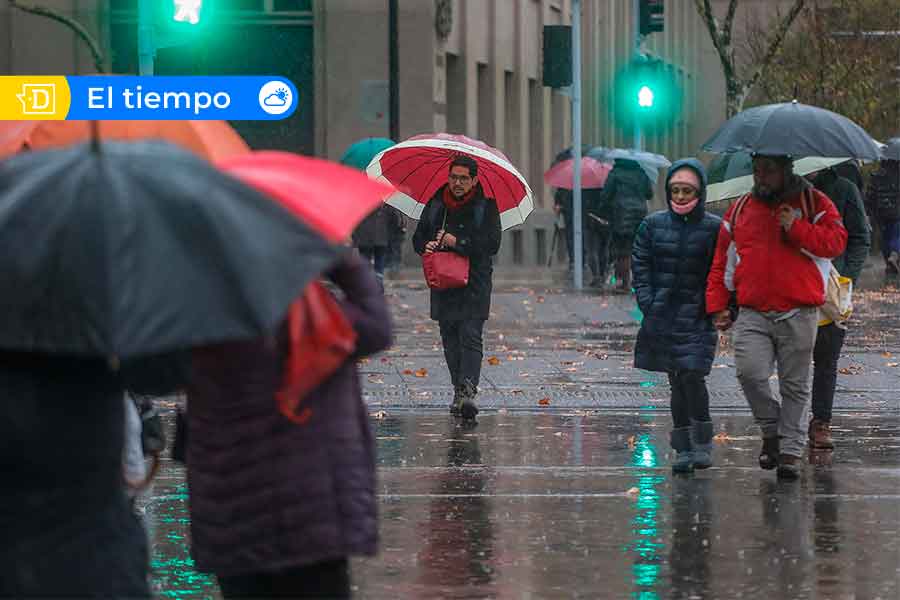 Lluvia en Santiago: Sistema frontal afectará a la zona central y promete precipitaciones en Región Metropolitana