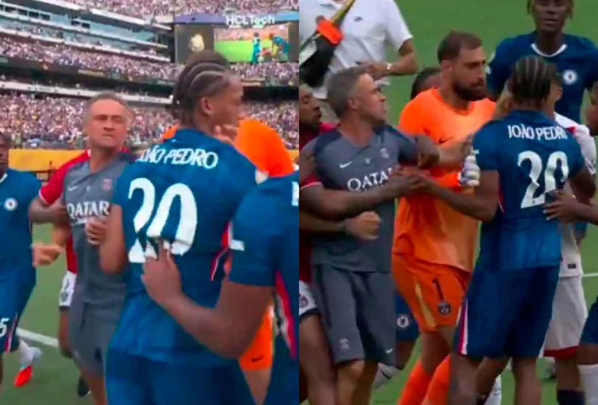VIDEO| Escándalo en Mundial de Clubes: Luis Enrique agrede a Joao Pedro tras perder la final