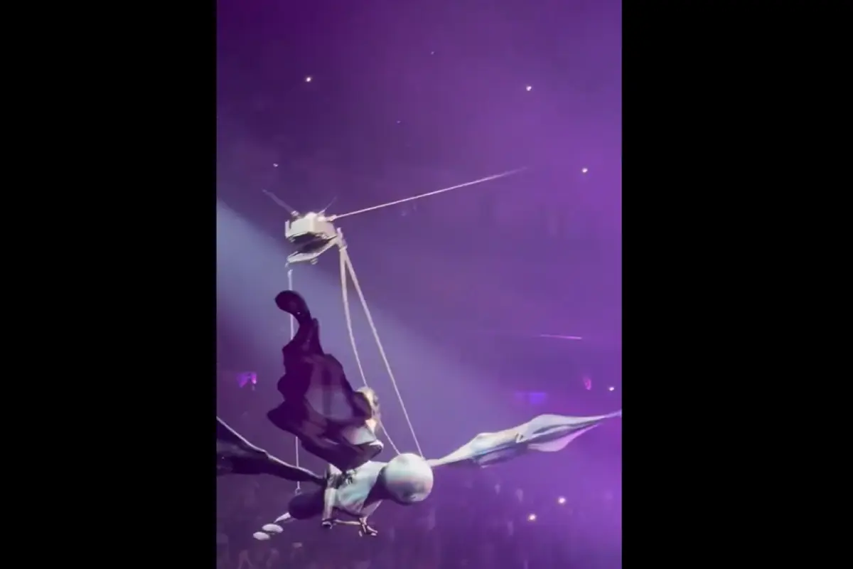 VIDEO| Aterrador percance de Katy Perry pudo provocar una tragedia: Artista se vio seriamente amenazada durante show