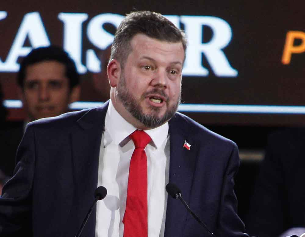 Servel acoge denuncia contra Partido Nacional Libertario y podría ser disuelto tras declaraciones de Kaiser