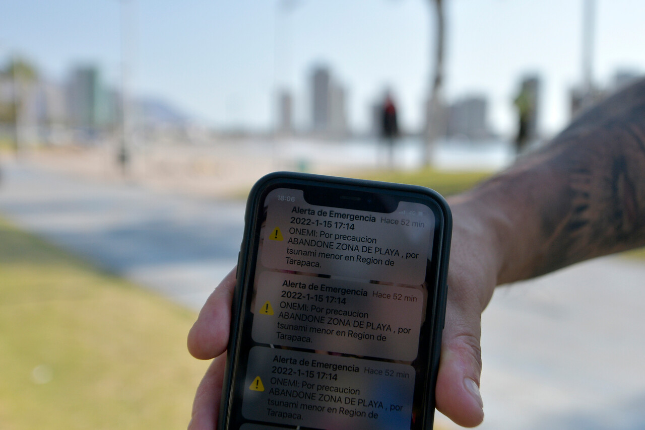 Alerta de tsunami en Chile: Los horarios estimados de la llegada del tren de olas a las costas nacionales