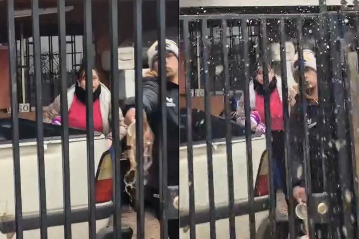 VIDEO| Sujeto lanza café caliente a alcalde de Conchalí René de la Vega durante operativo de fiscalización