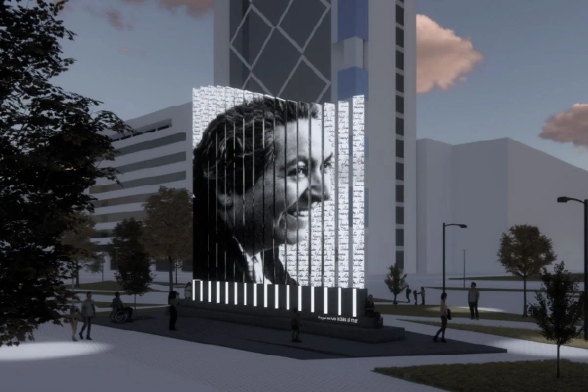 Gabriela Mistral tendrá monumento en Plaza Baquedano: Conoce la gigante obra de 4 retratos y cuándo se instalará