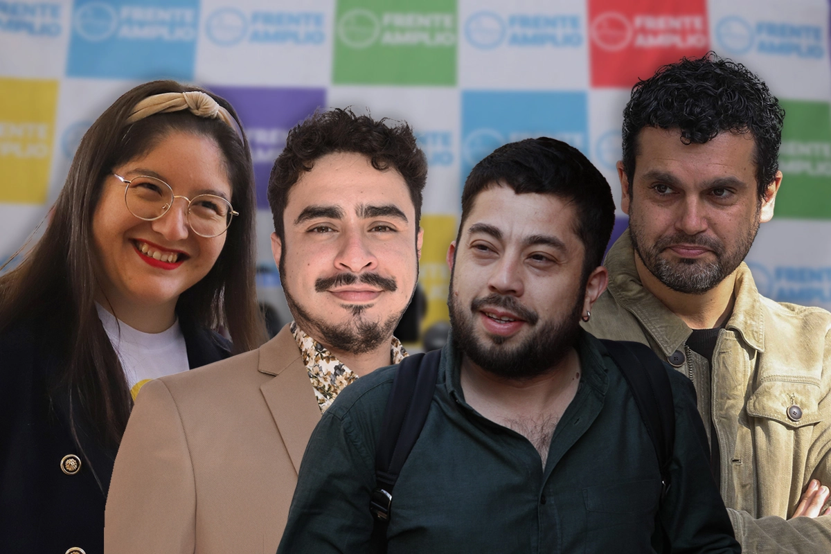 Valeria Cárcamo, Jaime Bassa, Marco Velarde y Leonardo Jofré: Los favoritos del FA para competir por la Cámara