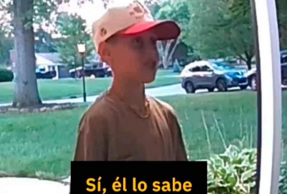 VIDEO| Niño ofrece disculpas tras ser pillado en el ‘Rin rin raja’: Padre estaba escondido y salió arrancando