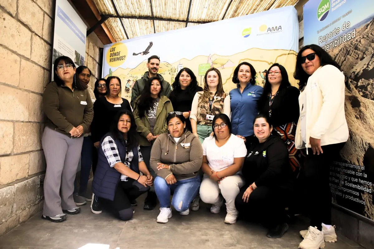 El comité del programa AMA está compuesto por mujeres residentes de la región de Atacama.