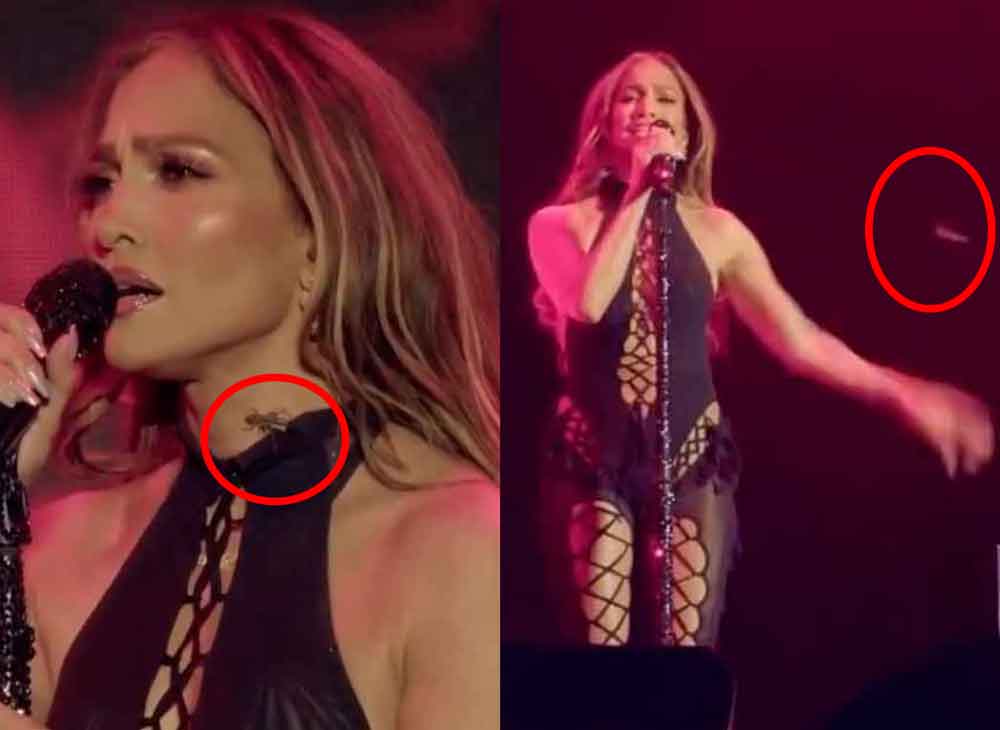 VIDEO| Jennifer López atacada por insecto gigante en pleno show: Sacó aplausos por la forma elegante para sacárselo