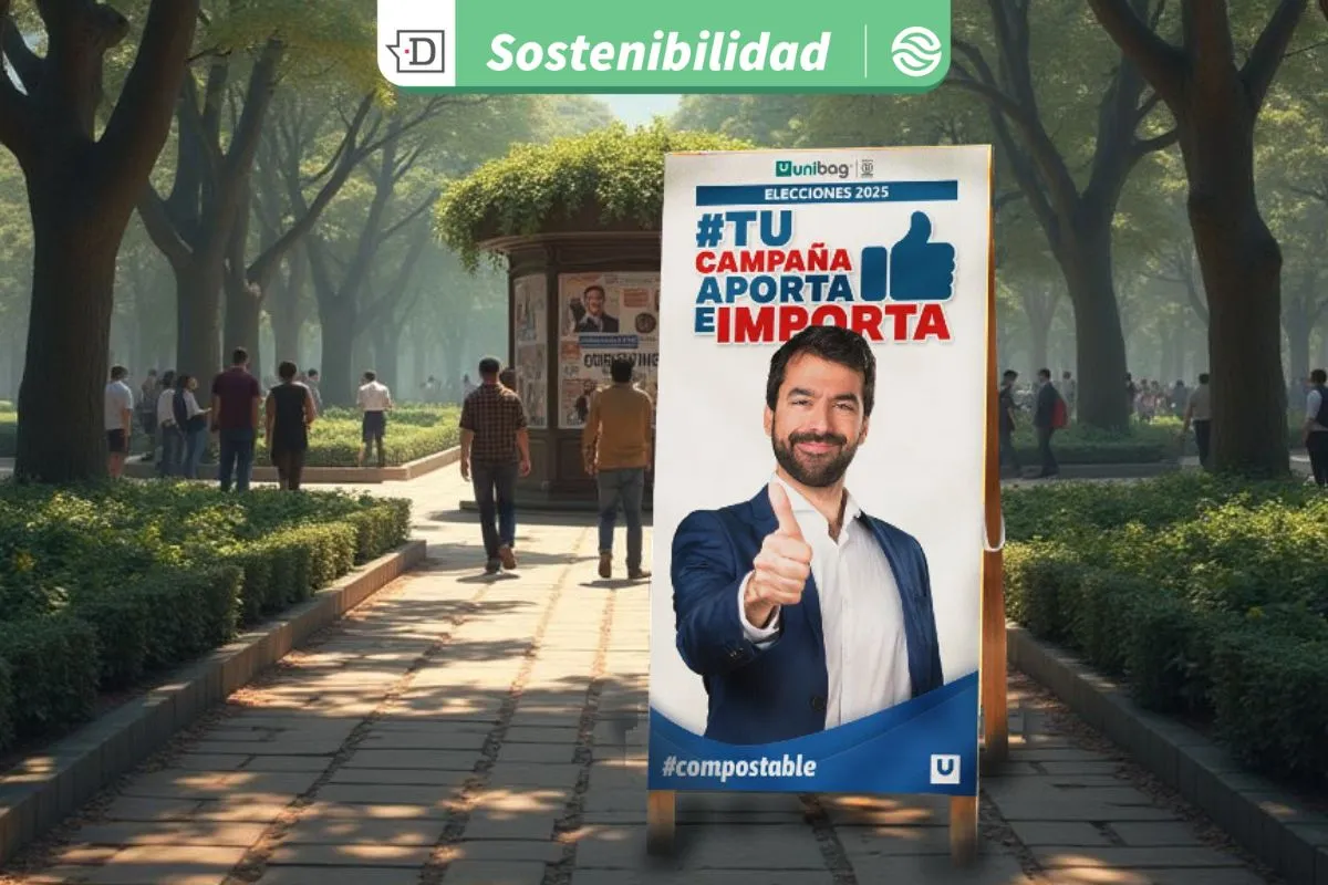 Campañas electorales y compostaje: Conoce la iniciativa chilena que produce cartelería política que vuelve a la tierra
