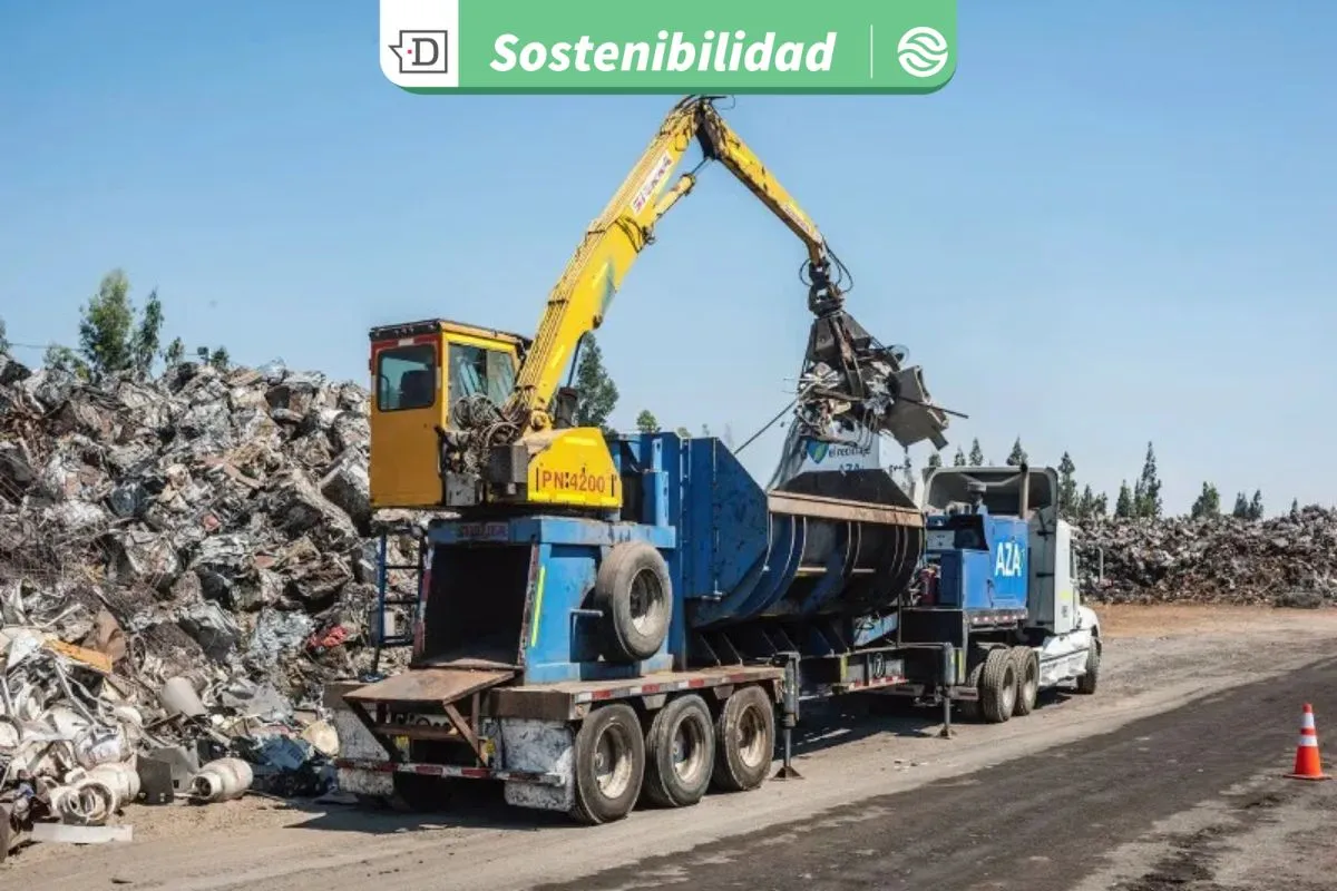 Economía circular: Aceros AZA recicló más de 370 mil toneladas de chatarra durante el primer semestre
