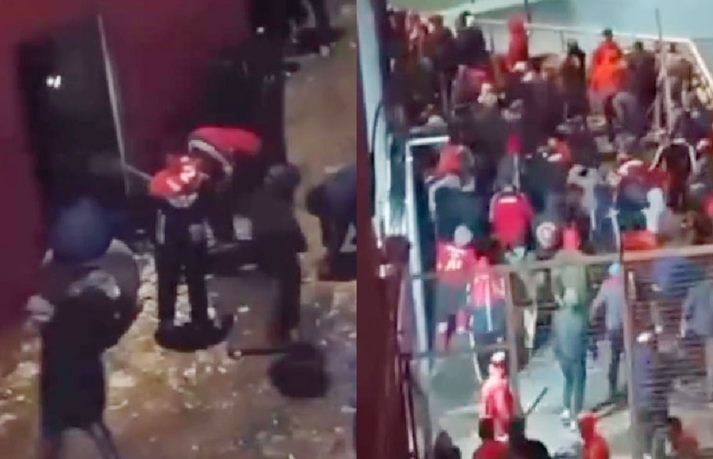 VIDEO| Registro denuncia que barra de Independiente tenía armas escondidas en estadio: Aseguran que fue emboscada